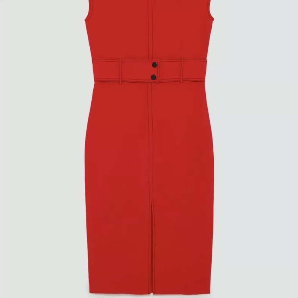 ❤️ZARA RED SHIFT DRESS - Picture 5 of 6